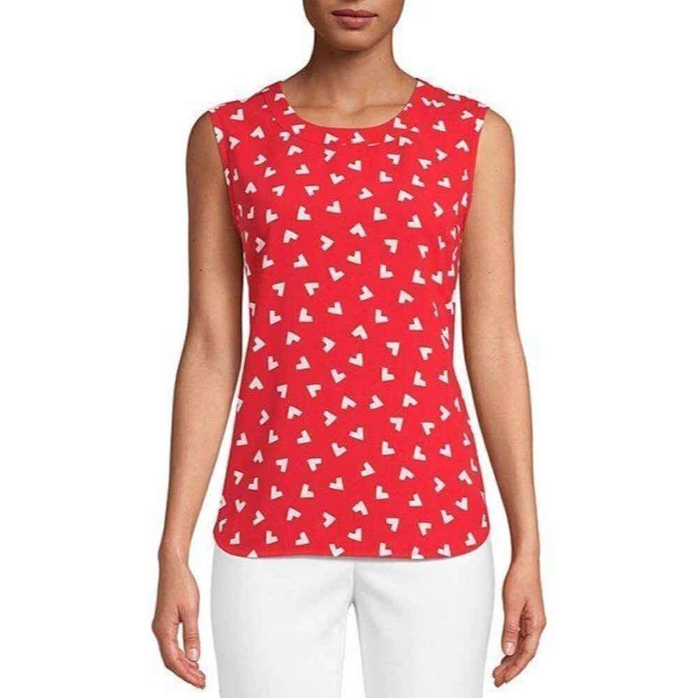 Anne Klein Charleston Sleeveless Shell Top M